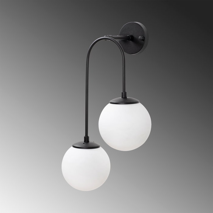 Opviq Jewel - 10575 Lámpara de pared blanca y negra Opviq Jewel - 10575 Lámpara de pared blanca y negra